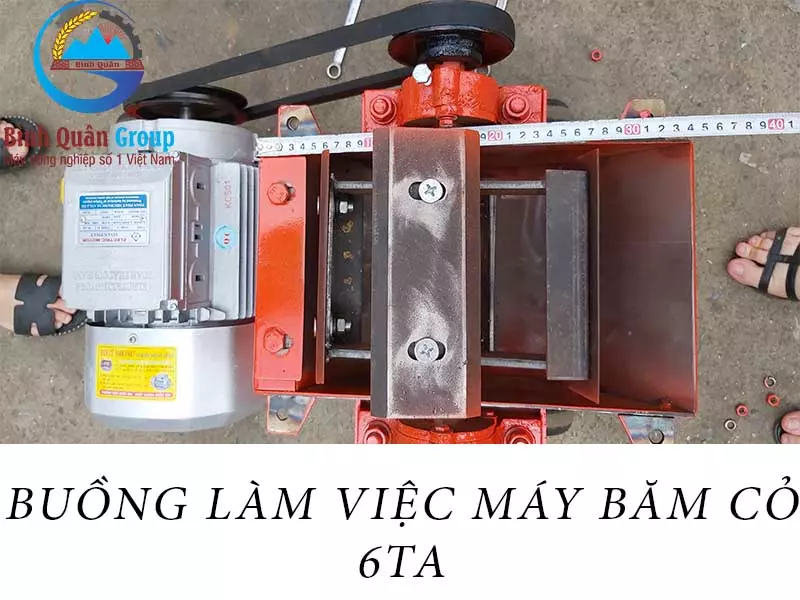 Buồng làm việc máy băm cỏ 6TA