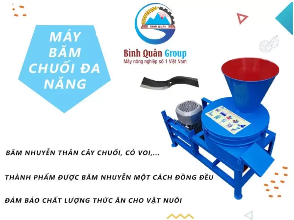 Máy băm chuối đa năng