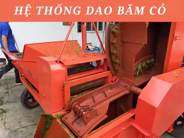 Máy băm cỏ đầu nổ 9