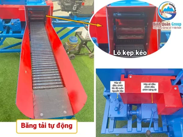 máy băm cỏ 4T đầu nổ