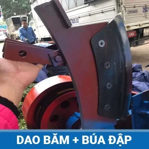 máy băm cỏ 4T đầu nổ