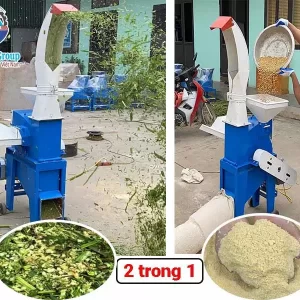 máy băm cỏ nghiền 1t