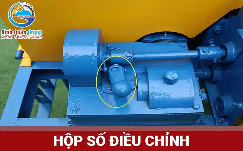 máy băm cỏ công nghiệp 2T đầu nổ